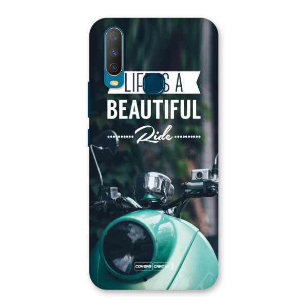 Life is a Beautiful Ride Back Case for Vivo Y12