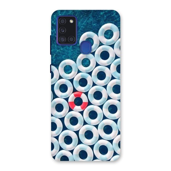 Light Blue Allure Back Case for Galaxy A21s