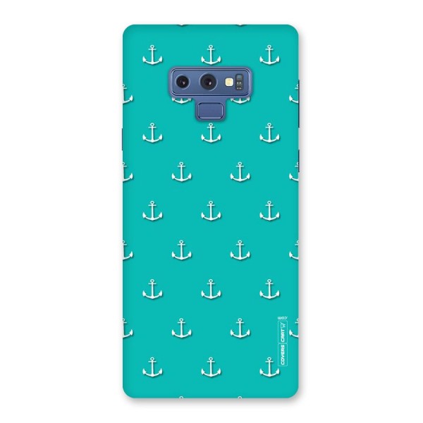 Light Blue Anchor Back Case for Galaxy Note 9