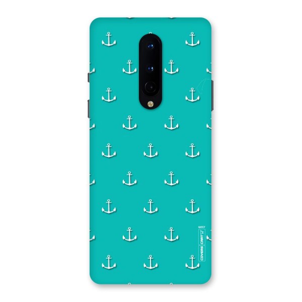 Light Blue Anchor Back Case for OnePlus 8