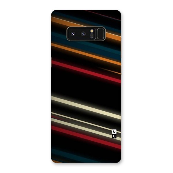 Light Diagonal Stripes Back Case for Galaxy Note 8