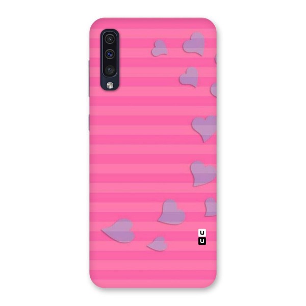 Light Heart Stripes Back Case for Galaxy A50