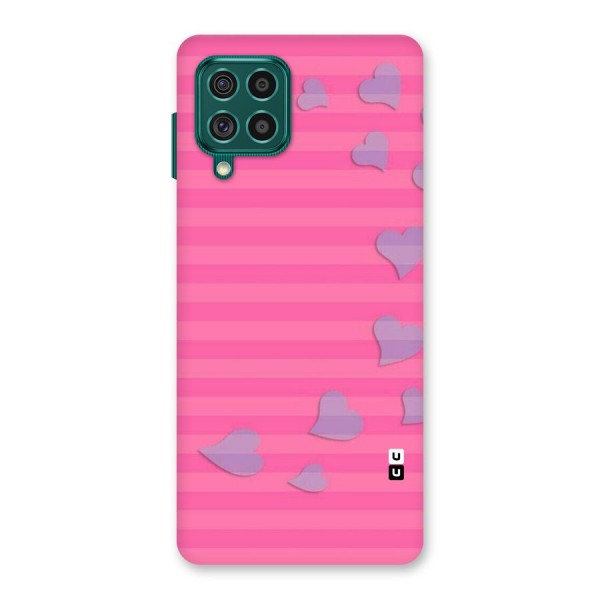 Light Heart Stripes Back Case for Galaxy F62