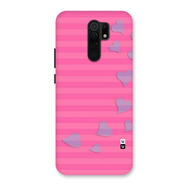 Light Heart Stripes Back Case for Redmi 9 Prime