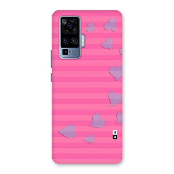 Light Heart Stripes Back Case for Vivo X50 Pro