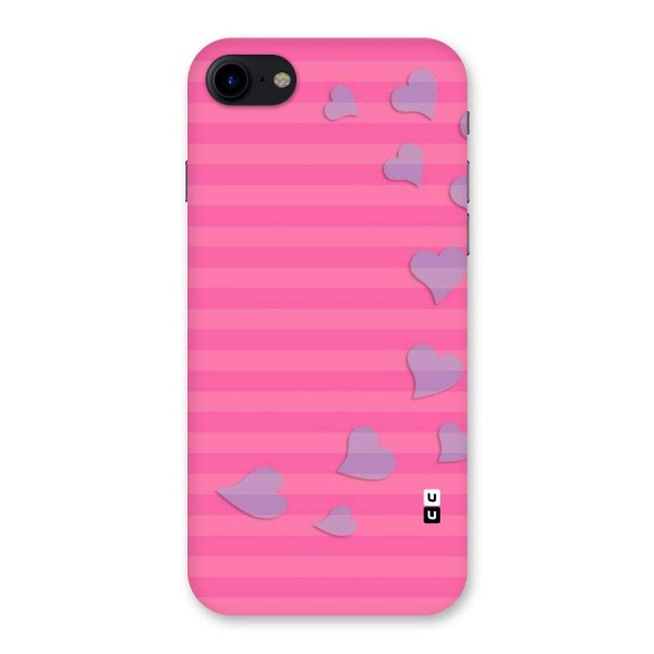 Light Heart Stripes Back Case for iPhone SE 2020