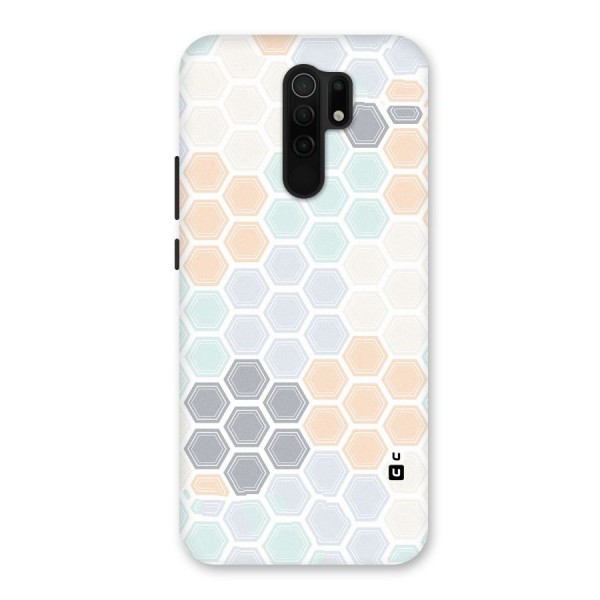 Light Hexagons Back Case for Redmi 9 Prime