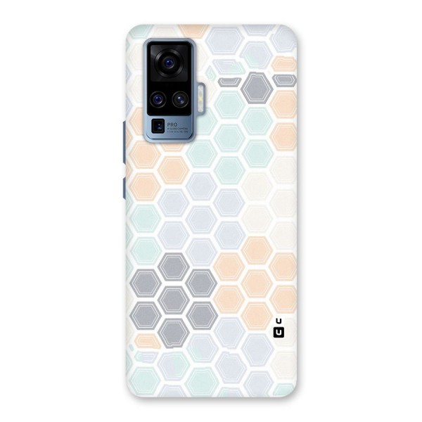 Light Hexagons Back Case for Vivo X50 Pro