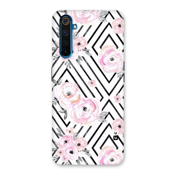 Light Pastel Flowers Design Back Case for Realme 6 Pro