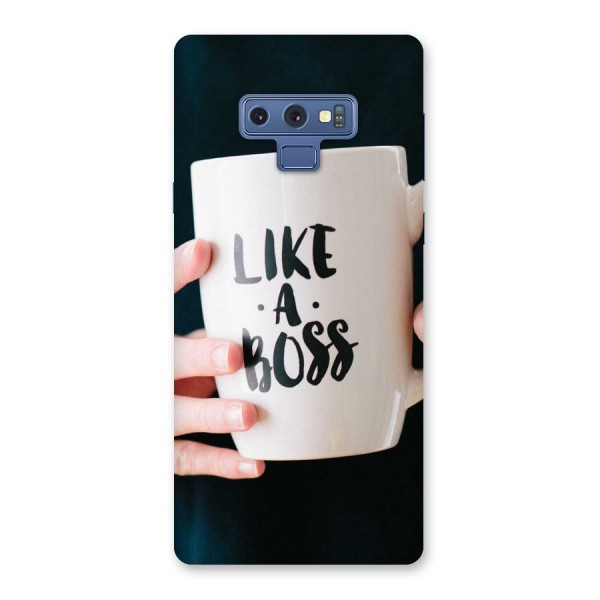 Like a Boss Back Case for Galaxy Note 9