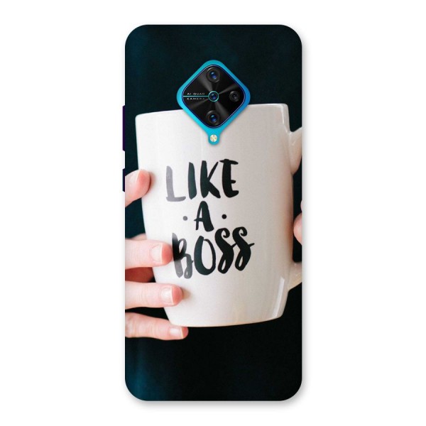 Like a Boss Back Case for Vivo S1 Pro