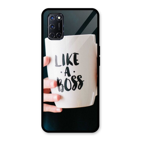 Like a Boss Glass Back Case for Oppo A52