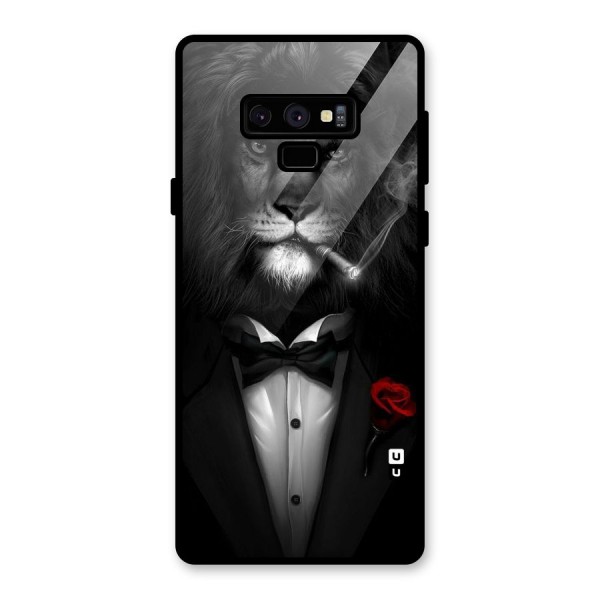 Lion Class Glass Back Case for Galaxy Note 9