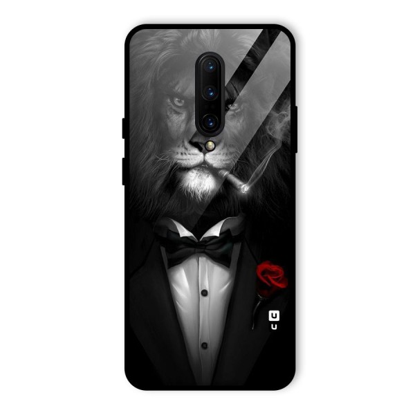 Lion Class Glass Back Case for OnePlus 7 Pro