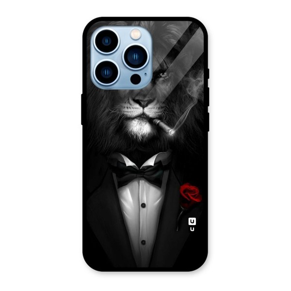 Lion Class Glass Back Case for iPhone 13 Pro