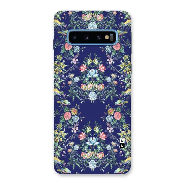 Little Flowers Pattern Back Case for Galaxy S10