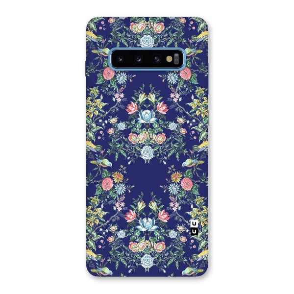 Little Flowers Pattern Back Case for Galaxy S10 Plus