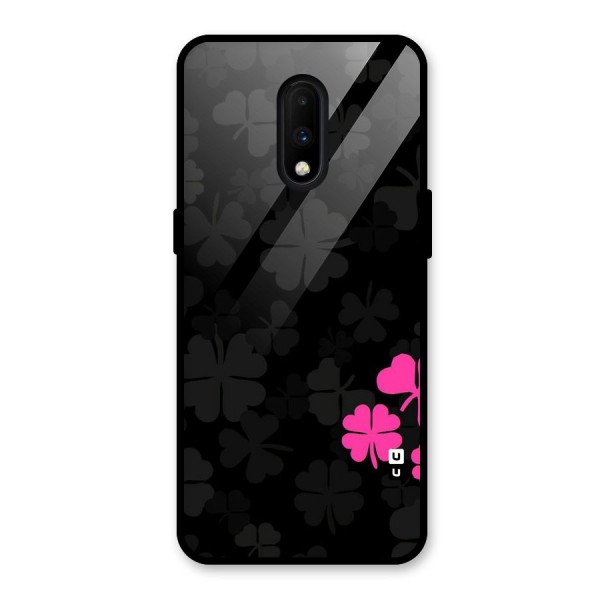 Little Pink Flower Glass Back Case for OnePlus 7