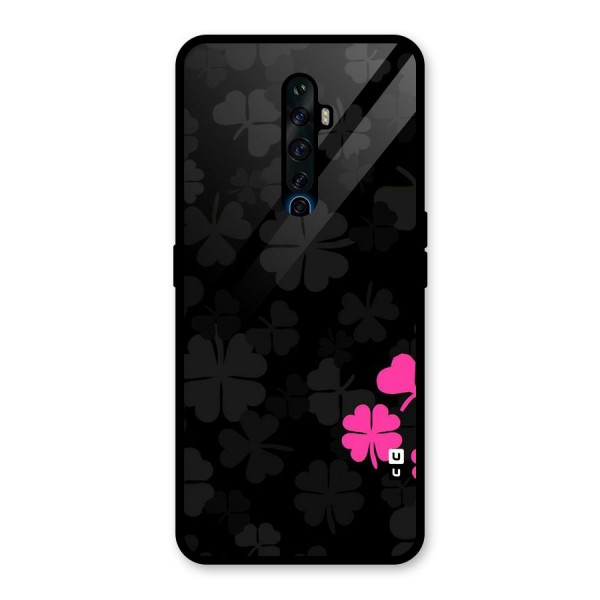 Little Pink Flower Glass Back Case for Oppo Reno2 Z