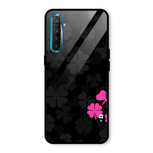 Little Pink Flower Glass Back Case for Realme XT