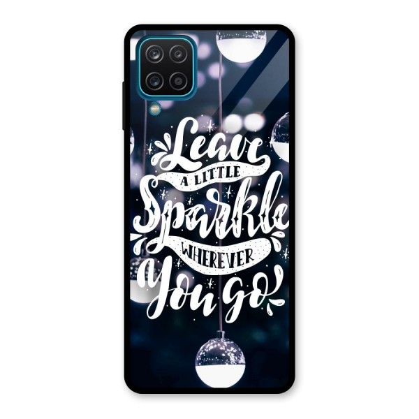 Little Spark Glass Back Case for Galaxy A12