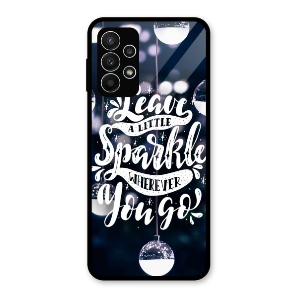 Little Spark Glass Back Case for Galaxy A23