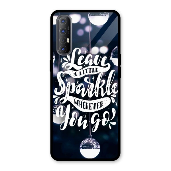 Little Spark Glass Back Case for Oppo Reno3 Pro