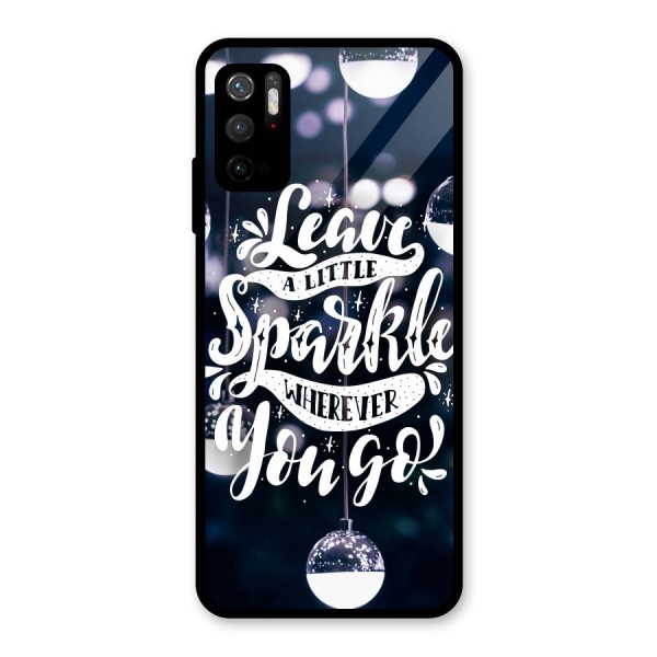 Little Spark Glass Back Case for Poco M3 Pro 5G