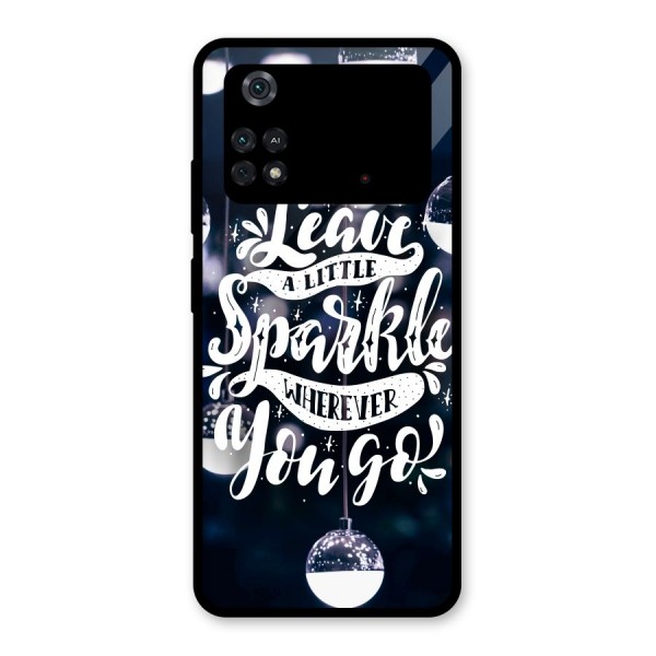 Little Spark Glass Back Case for Poco M4 Pro 4G