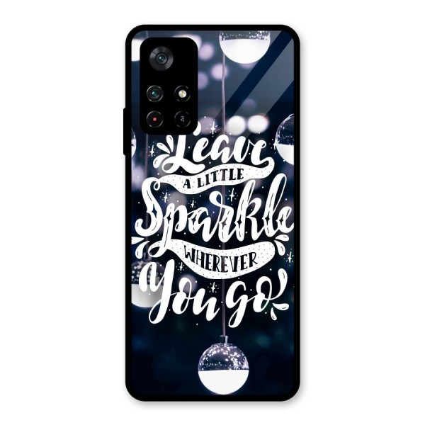 Little Spark Glass Back Case for Poco M4 Pro 5G