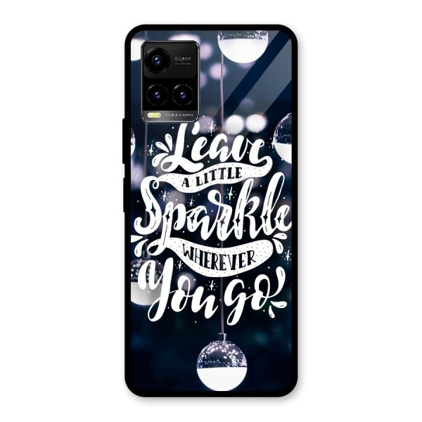 Little Spark Glass Back Case for Vivo Y21 2021