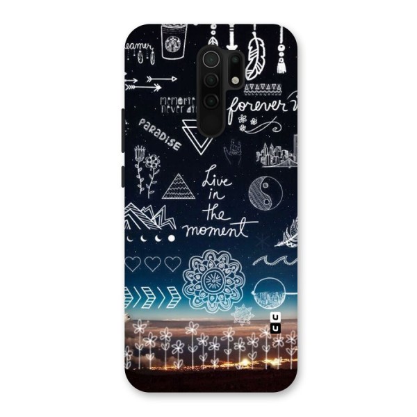 Live In The Moment Back Case for Redmi 9 Prime