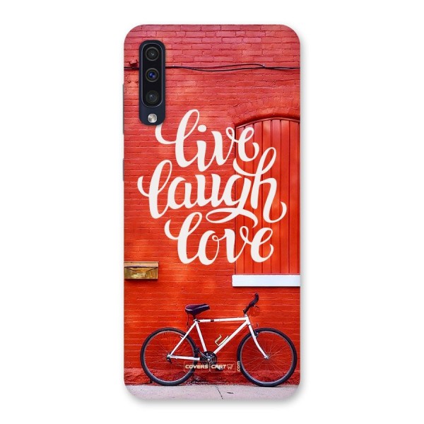 Live Laugh Love Back Case for Galaxy A50s