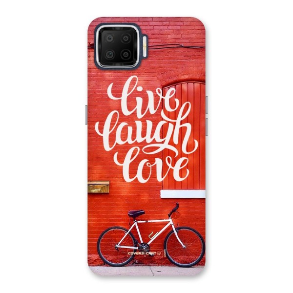 Live Laugh Love Back Case for Oppo F17