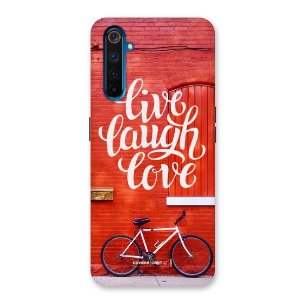 Live Laugh Love Back Case for Realme 6 Pro