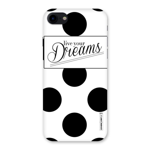 Live Your Dreams Back Case for iPhone SE 2020