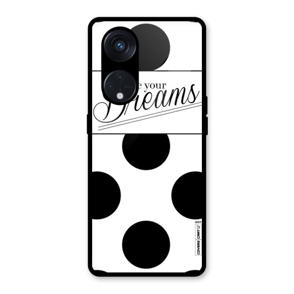 Live Your Dreams Glass Back Case for Reno8 T 5G