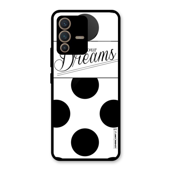 Live Your Dreams Glass Back Case for Vivo V23 5G