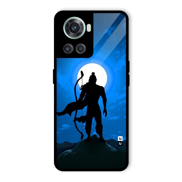 Lord Ram Illustration Glass Back Case for OnePlus 10R