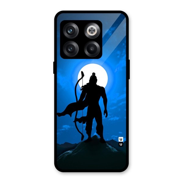 Lord Ram Illustration Glass Back Case for OnePlus 10T