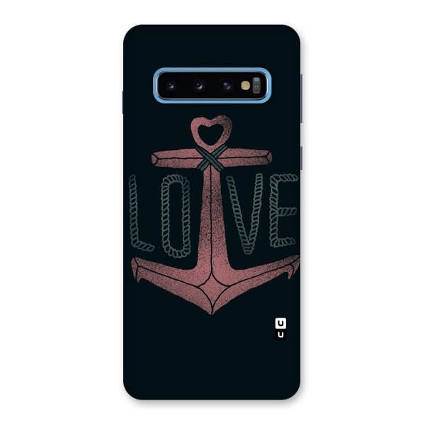 Love Anchor Form Back Case for Galaxy S10