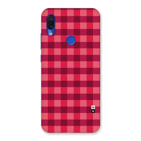 Love Checks Back Case for Redmi Note 7