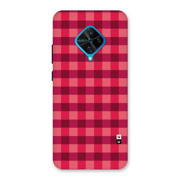 Love Checks Back Case for Vivo S1 Pro