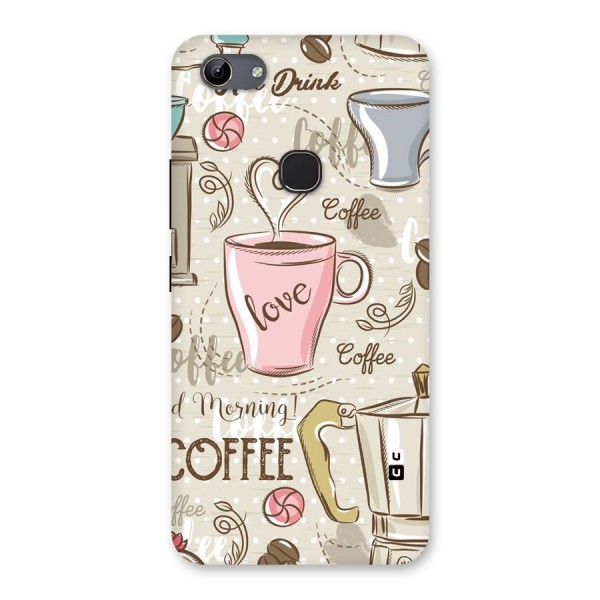 Love Coffee Design Back Case for Vivo Y81