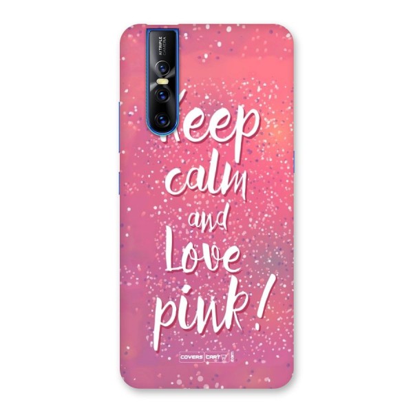 Love Pink Back Case for Vivo V15 Pro