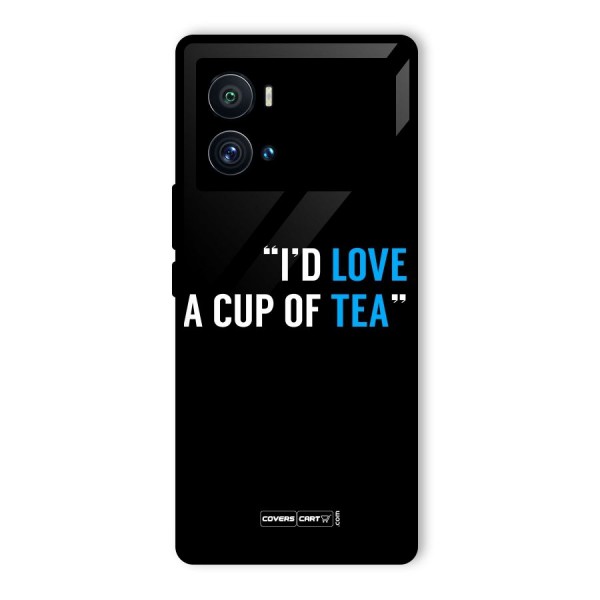 Love Tea Glass Back Case for Vivo iQOO 9 Pro