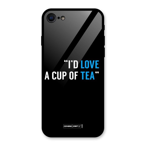 Love Tea Glass Back Case for iPhone SE 2022