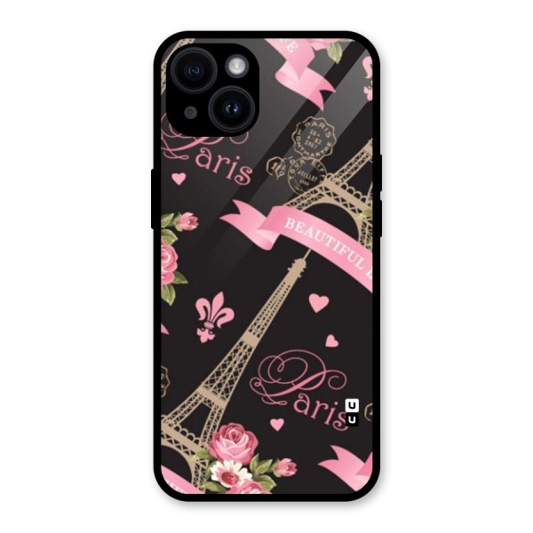 Love Tower Glass Back Case for iPhone 14