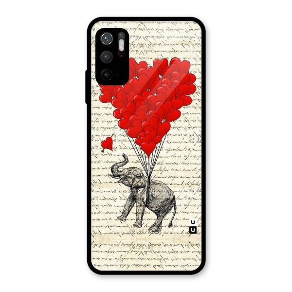 Love Weight Glass Back Case for Poco M3 Pro 5G