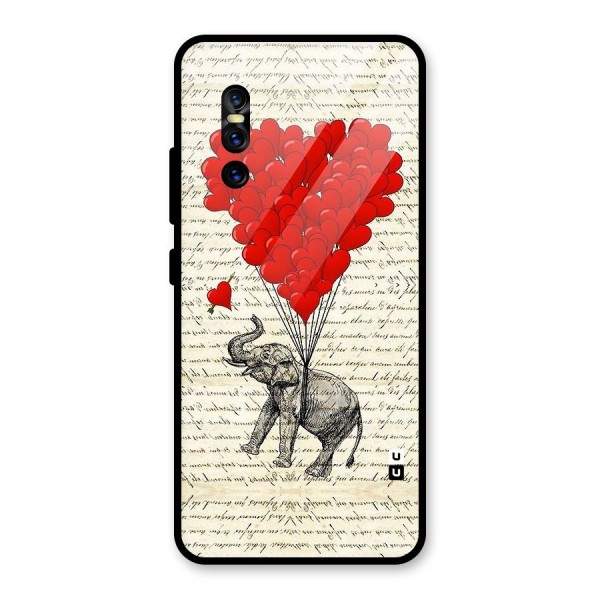 Love Weight Glass Back Case for Vivo V15 Pro